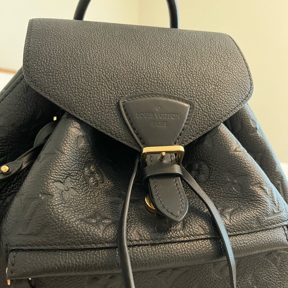 LOUIS VUITTON Empreinte Montsouris NM Backpack Black DISCONTINUED - Picture 7 of 16
